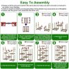Multi-tier Wooden Plant Stand 11 Potted Flower Display Shelf Rack Vase Holder
