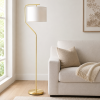 Angular Arched Metal Floor Lamp