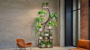 Plant Stand with Grow Lights, 8 Tiered Indoor Plant Shelf, 61" Tall Plant Stand for Indoor Plants