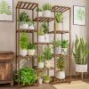 Multi-tier Wooden Plant Stand 11 Potted Flower Display Shelf Rack Vase Holder