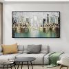 Large Abstract Canvas Wall Art - 100 x 150 cm