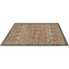7.5 x 9.5 Brown Green Washable Vintage Area Rug