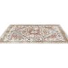 9 x 12 Brown Red Washable Vintage Area Rug