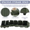 1135 Modular Sectiona Corduroy Sofa Sectional Couches