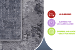 MARFI 5x7 Light Grey Abstract Area Rug