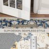 4x6 Machine-Washable Floral Area Rug