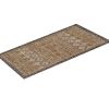 9 x 12 Brown Green Washable Vintage Area Rug