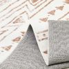 6 x 9 Beige Washable Modern Area Rug