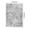 6 x 9 Gray Washable Boho Area Rug