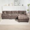L Shaped Modular Sectional Sofa With Deep Seating