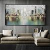 Large Abstract Canvas Wall Art - 100 x 150 cm