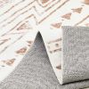 5 x 7 Beige Washable Modern Area Rug