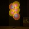 5-Head Projector Sunset Floor Lamp, Rainbow Ambient Night Light, Modern Minimalist Floor Lights for Bedroom Living Room Holiday Gifts