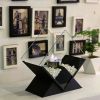 Diamond Glass Tabletop Fireplace - Black