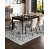8 x 10 Gray Washable Vintage Area Rug