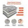 8 x 10 Gray Washable Vintage Area Rug