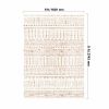 6 x 9 Beige Washable Modern Area Rug