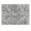 8 x 10 Gray Washable Vintage Area Rug