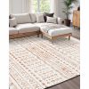 6 x 9 Beige Washable Modern Area Rug
