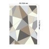 5 x 7 Charcoal Gray Washable Modern Area Rug