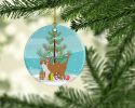 NEW Brazilian Shorthair Cat Christmas Ceramic Ornament Christmas Tree Hanging Decorations for Home Christmas Holiday, Party, Gift, 3 in, Multicolor