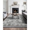 8 x 10 Gray Washable Vintage Area Rug