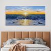 Palette Knife Seascape Canvas Wall Art - 100 x 200 cm