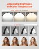 Half Moon Light for Esthetician 23inch Dimmable LED Floor Lamp Lash Light Arched