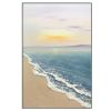 Sunrise Seascape Sailboat Canvas Wall Art - 70 x 140 cm