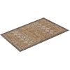 7.5 x 9.5 Brown Green Washable Vintage Area Rug