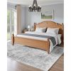 6 x 9 Gray Washable Boho Area Rug