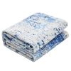 5 x 7 Blue Washable Modern Area Rug
