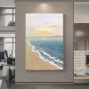 Sunrise Seascape Sailboat Canvas Wall Art - 70 x 140 cm