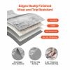 6 x 9 Gray Washable Boho Area Rug