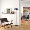 Modern Floor Lamp for Living Room Vesper Floor lamp with Black outer and White inner 110-120V Tall Corner Lamp for Bedroom & Office Lighting