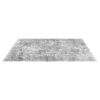 6 x 9 Gray Washable Boho Area Rug