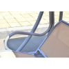 Sturdy 3-Person Outdoor Patio Porch Canopy Swing In Sand