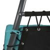 Teal Single Person Sturdy Modern Chaise Lounger Hammock
