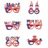 Joymemo 6Pcs Independence Day Glasses Set American National