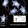 1Pc Turtle Shape Led Copper Wire String Lights Home