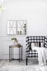 Distressed Rectangular Wooden Wall Mirror