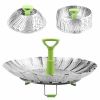 Steel Folding Steamer Basket Steel Fish Steamed Steamer