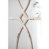 Distressed Rectangular Wooden Wall Mirror