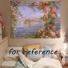 Mediterranean Rose Tapestry Bedroom Oil Painting Tapestry