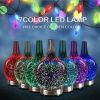 3D Fireworks Glass Vase Humidifier With 7 Color Led Night
