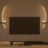 2-Pack Modern Orb Arc Wall Lamp Plug In Wall Sconces For