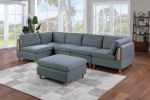 Living Room Furniture Armless Chair Steel Color Dorris