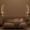2-Pack Modern Orb Arc Wall Lamp Plug In Wall Sconces For