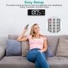 157In Led Digital Wall Clock With Remote Control 10 Level