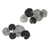 Multi-Colored Lily Pad Metal Wall Decor Set